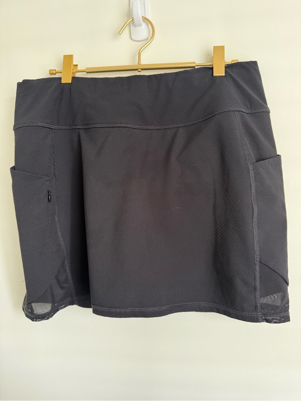 Athleta Skort Tennis Pickleball Black Medium